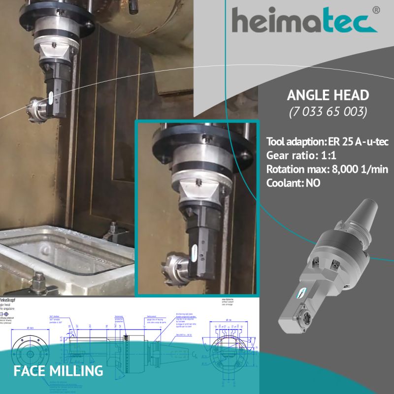 PlatinumTooling's tweet photo. With the help of the #Heimatec #anglehead for #machiningcenter, the #facemilling process took place on aluminum. With this tool unit, an end customer in India achieved 500 rpm at a feed rate of 400 mm/min.
#precisiontools #machining #mfg https://t.co/8otBmmrtte