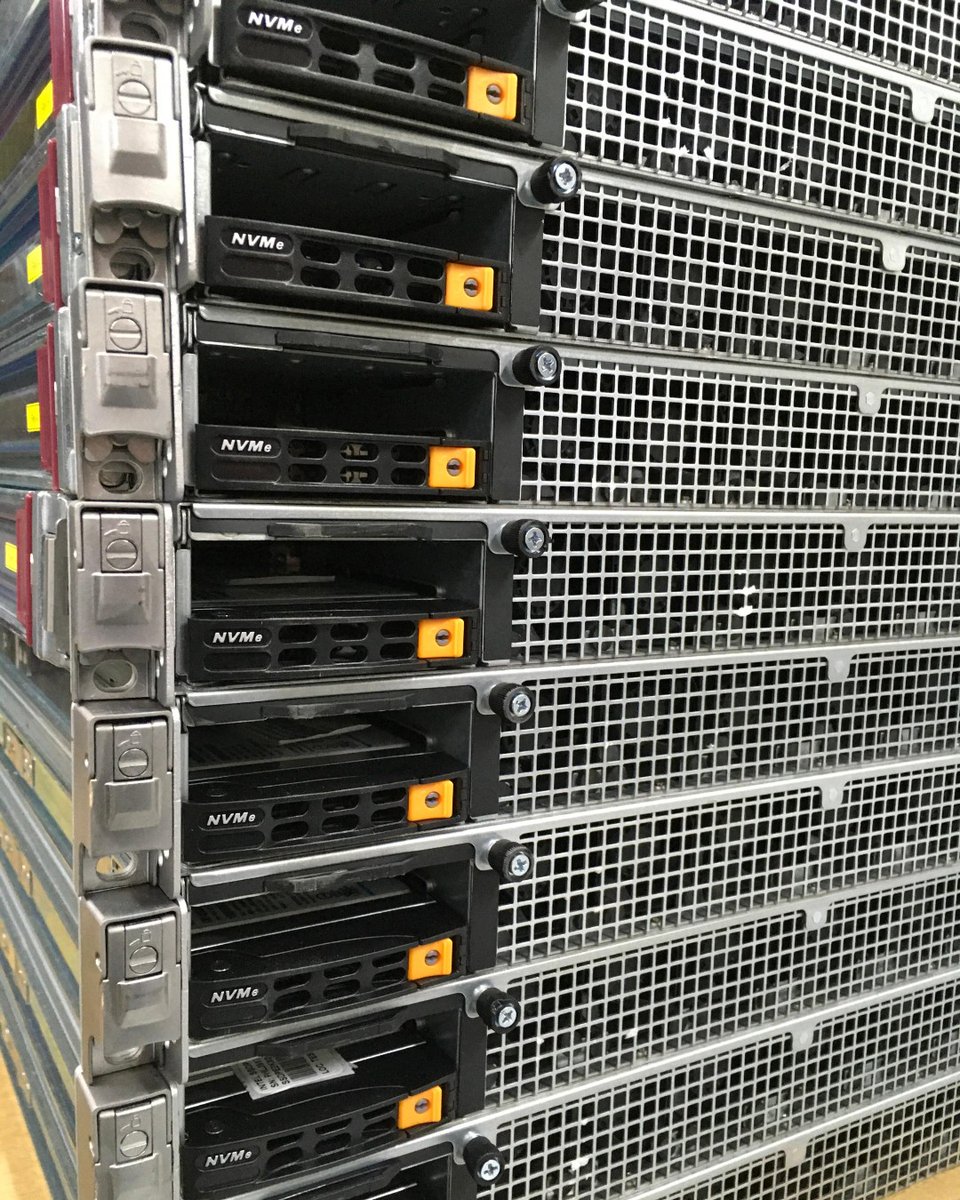 metservers's tweet image. We love #NVMe technology and your favorite datacenter does too.

Benefits of NVMe:
-Future Proof
-Fewer Bottlenecks
-Better Performance

View all available NVMe servers at  ow.ly/xK9450I6rYg 

#CustomBuiltServers #CustomBuiltSolutions #datacenters #HPC