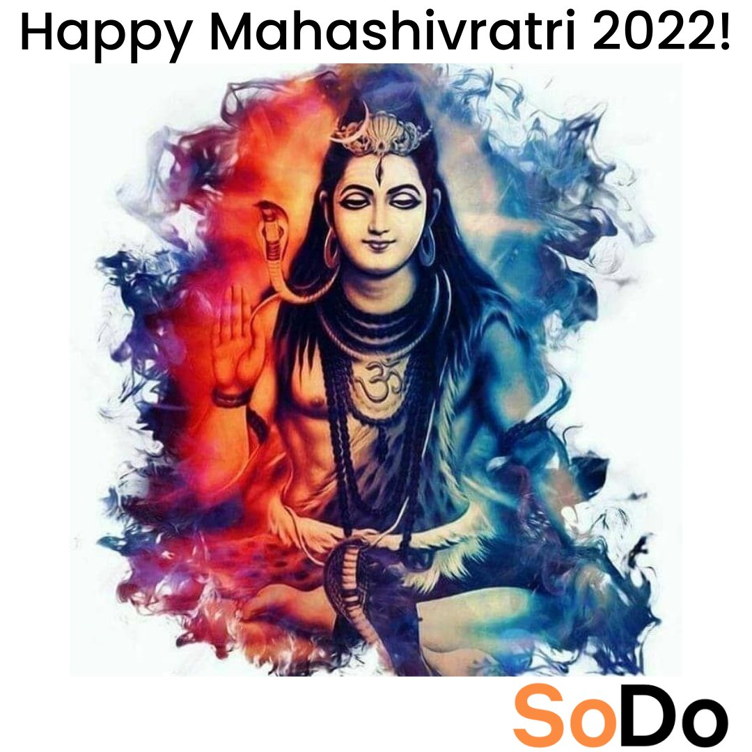 SoDoTalent's tweet photo. May Lord Shiva's divine energies be always there to bring you happiness, peace, postivity, good health, wealth, prosperity, and harmony in life.

Happy Mahashivratri 2022! 🕉😇

OM Namah Shivaye! 🙏🏻😃

#mahashivratri #mahashivratri2022 #mahashivaratri2022 #sodo #sodoservices https://t.co/kiY1sIdA68