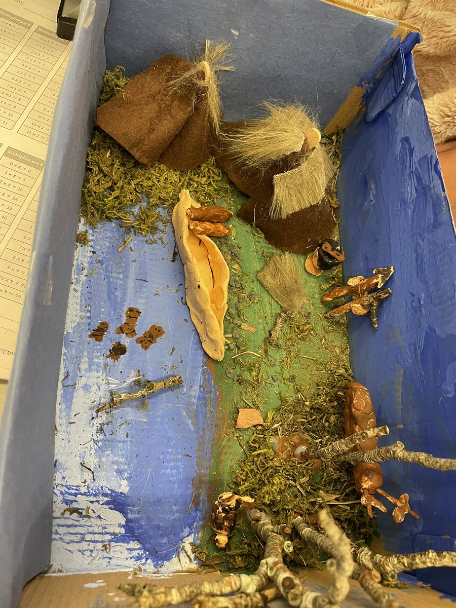mmechubb's tweet photo. These Beothuk villages came out very nice! We had a great time making them! @MDEschool https://t.co/qPK88vKpi6