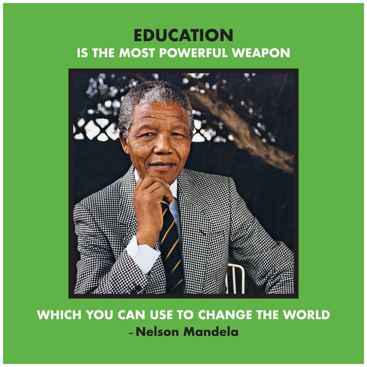 TheReadF's tweet photo. “Education is the most powerful weapon which you can use to change the world.” – Nelson Mandela
#FortheLoveofLearning #TheReadingFoundation #ILoveLearning #education #ReadingRocks #YYC #YYZ #YVR https://t.co/sk7G09l83x