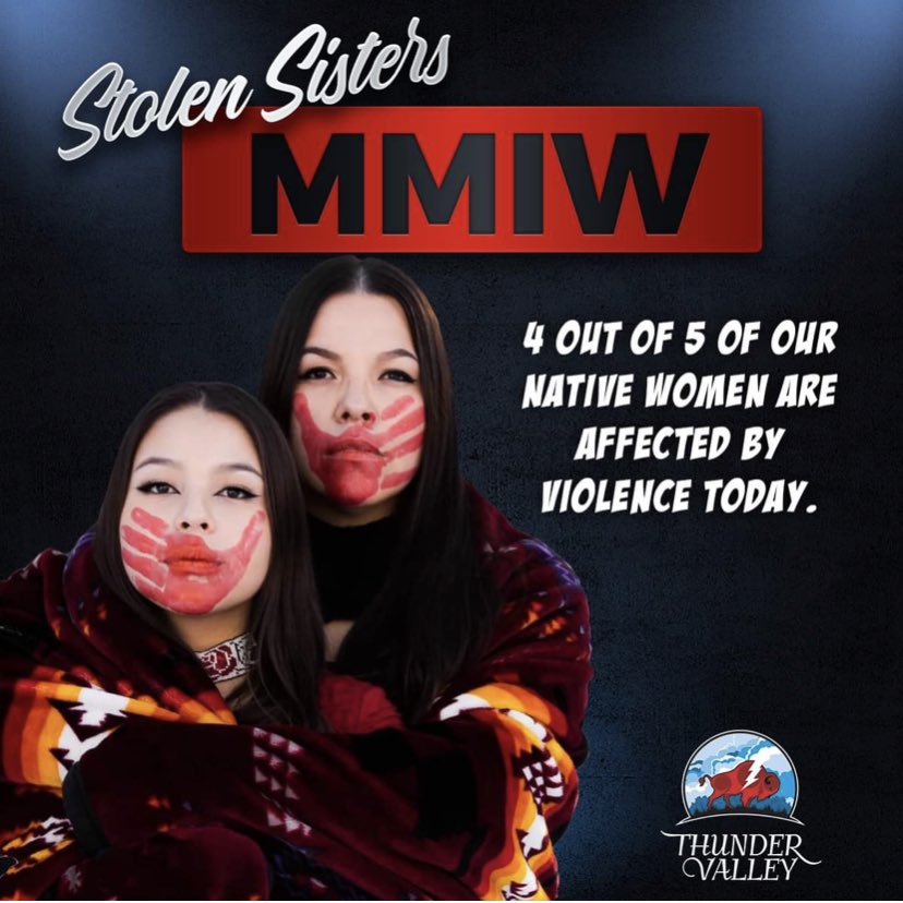 retired_sd's tweet photo. @tvalleycdc “Thunder Valley CDC”, Wo’pila Tan’ka (literally a BIG thank-you) for taking the initiative to address one of “our” many health disparities!! ❤️🙏🏽❤️ 
#NativeTwitter #MMIW https://t.co/W0b0zC4x2X