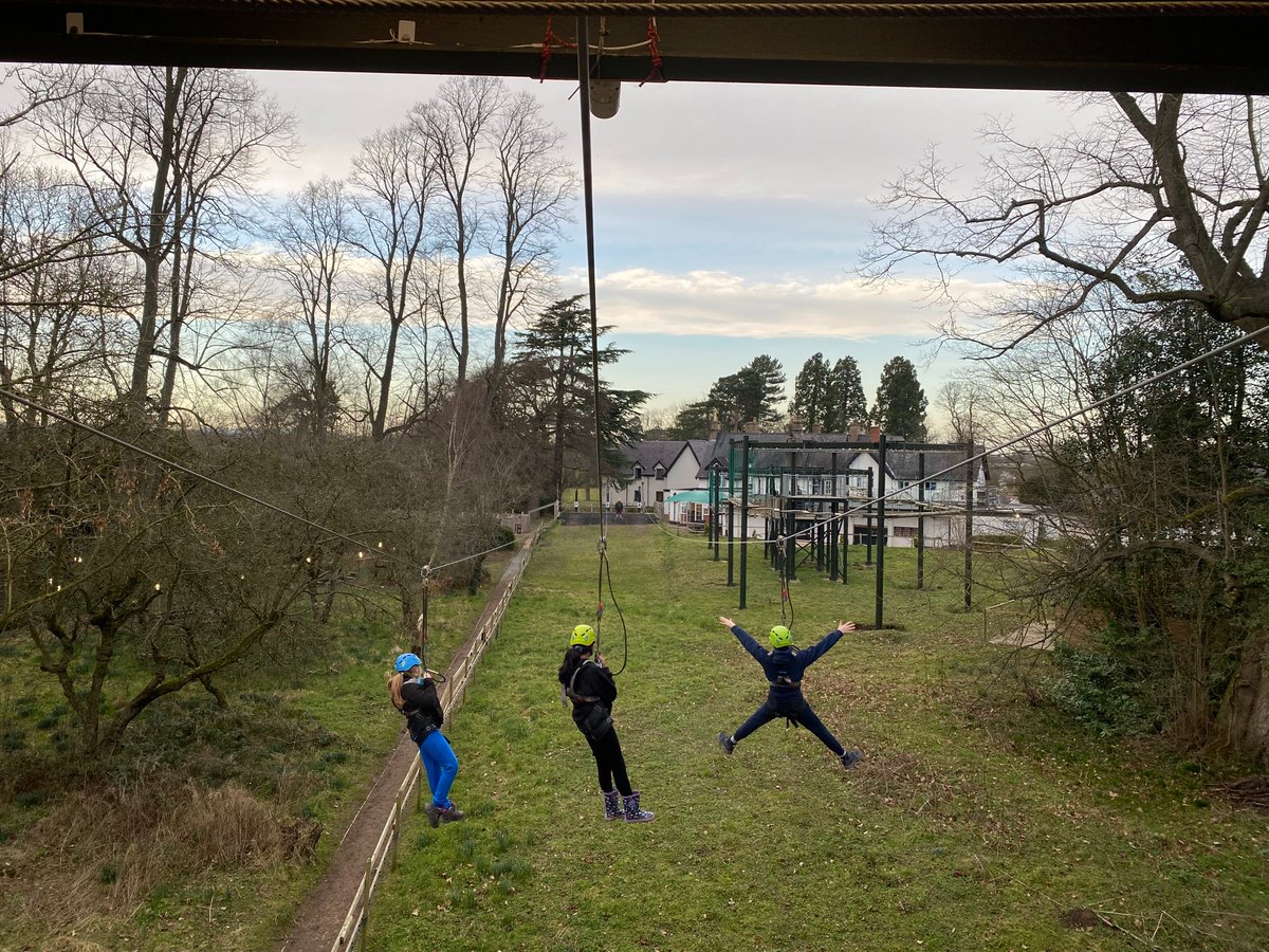 BrokenCrossAc's tweet photo. Zipwire fun with Wood team! #soaringflying https://t.co/0j4wilgLSJ