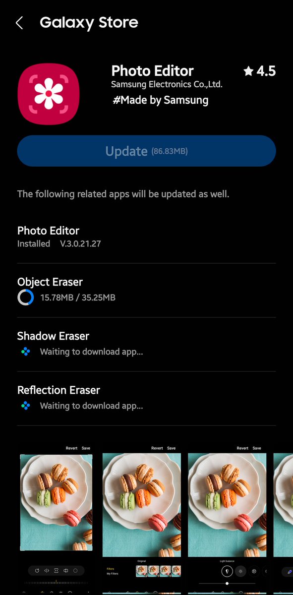 Jason_Yuuryou's tweet image. Galaxy note 10+ got update for photo editor. Object eraser!!!!! #note10plus #objecteraser #oneui #android12 #oneui4