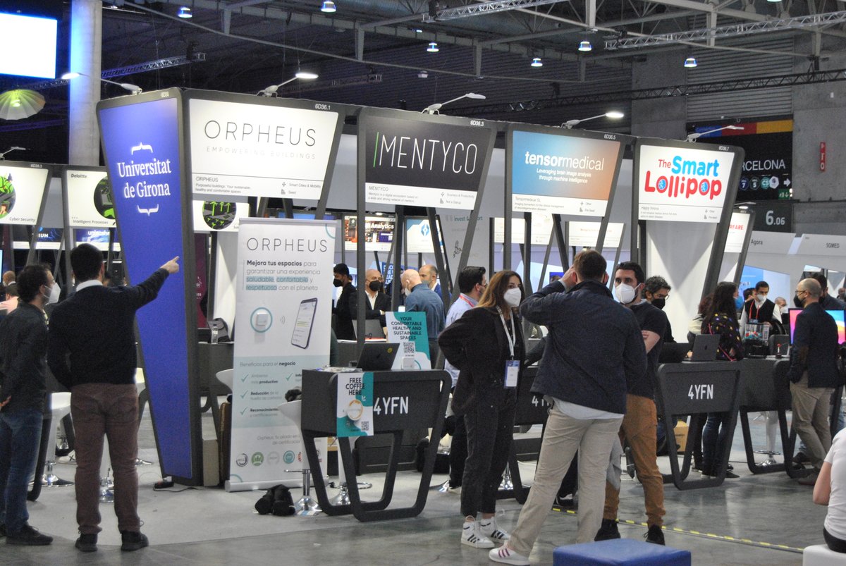 univgirona's tweet photo. La Universitat de Girona participa per primera vegada al #4YFN dins el #MobileWorldCongress2022. Mostra projectes propis i d'altres de l'ecosistema innovador gironí. #UdG4YFN https://t.co/6qkzlVudD1