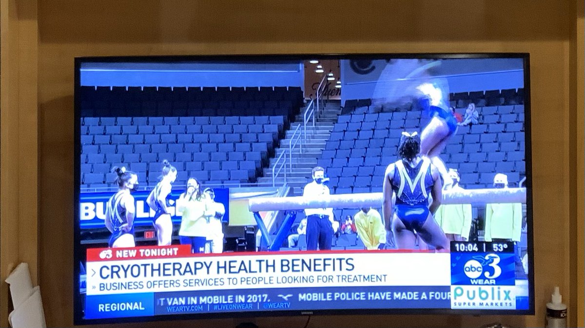 DrDeCampos's tweet image. Nice @weartv feature on @chillpensacola #TaraSantosuosa about benefits of whole body #Cryotherapy for #postexerciserecovery in young athletes- even mature. I do weekly @cityofpensacola @highschoolsports @recovery #gymnast #swimming @tv_leader