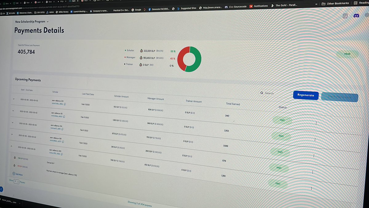 codingcoop's tweet photo. Just paid 300+ axie scholars with our automation tools for the first time in less than 60 seconds.

29 errored due to random gas errors which retried instantaneously.

We’ll be releasing the same tools for free next week. No need to hand private keys over 🚀 https://t.co/wCmefxTTOc
