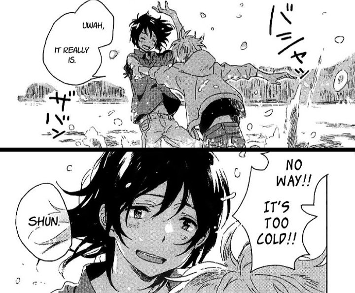Sasaki to Miyano manga panel (๑>◡<๑)