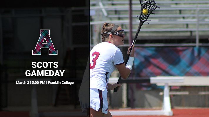 AlmaScots's tweet photo. Scot's Women's Lacrosse is back on the road again today as they travel to Franklin College for a matchup against the Grizzlies. Good luck Scots! 

📍 Franklin College (IN) 
⏰ 5:00 PM 
📺: https://t.co/pVPIIpiVTp
📊: https://t.co/hArK5Zbsbl

#GoScots https://t.co/cNAPGd34x6