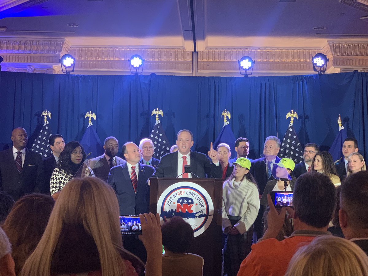 Congratulations to our Republican Party designee for governor <a href="/leemzeldin/"></a> who secured 85.25% of the vote! 

We are on our way to Saving our State! #nygop22 #leadright #RedWave2022