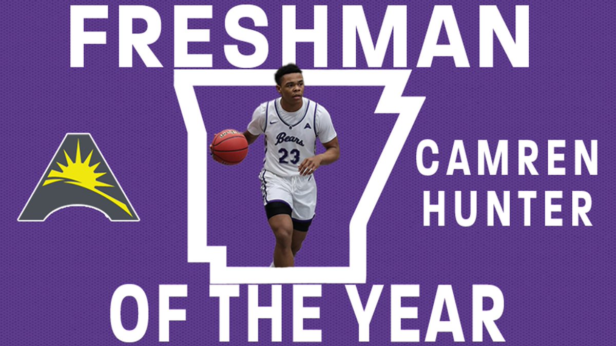 Congratulations to the <a href="/ASUN_MBB/">ASUN Men's Basketball🏀</a> 2021-2022 Freshman of the Year, Camren Hunter!

@lif3cam