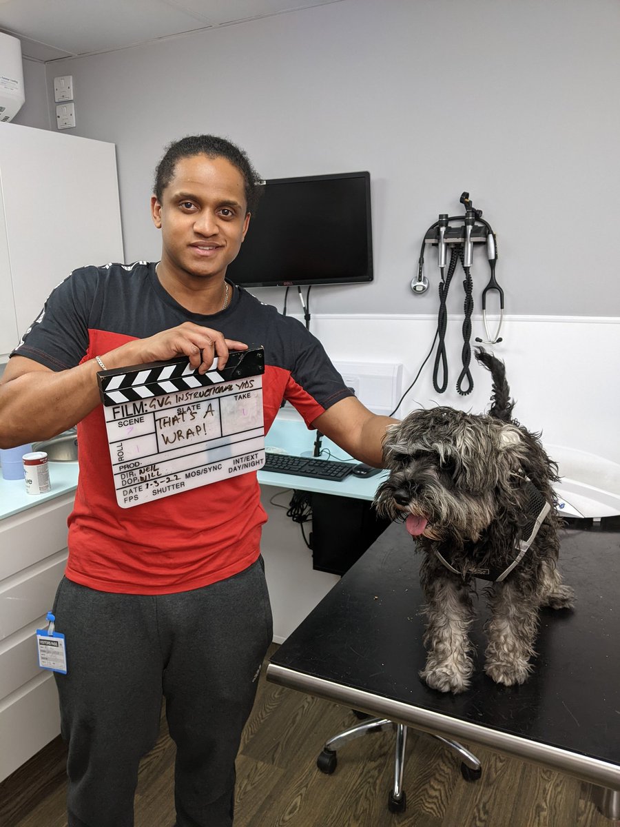 Welcome and congratulations to OMG Media's new Junior Production Manager, Abz, on completing his first shoot with us today, for our new client Goddard Veterinary Group. You smashed it mate! (And Lottie, the 6mth old Miniature Schnauzer, you were a star, well done!)