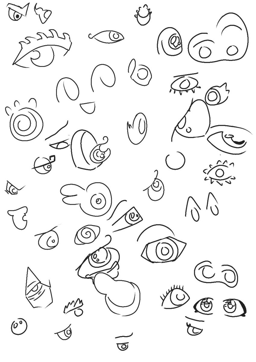 ArtyMelos's tweet photo. A little bit of eye practice to get me back in it 
#digitalart https://t.co/yddUWZEDEJ
