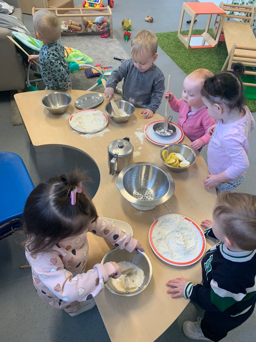 SchoolBraehead's tweet photo. Pancake Tuesday in the Baby Room. Lots of sticky fun, sensory play and developing vocabulary. https://t.co/UgyW4P1BUM