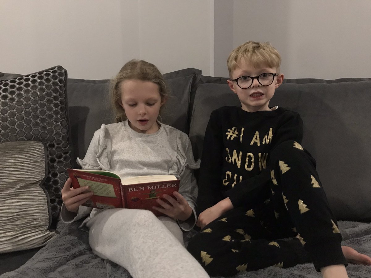 rachcptr's tweet photo. @WestBrettonJI Freya has been reading to Tobias and Rossi , they both loved the Diary of a Christmas Elf 📚😺❤️ https://t.co/zWkEMcGdsE