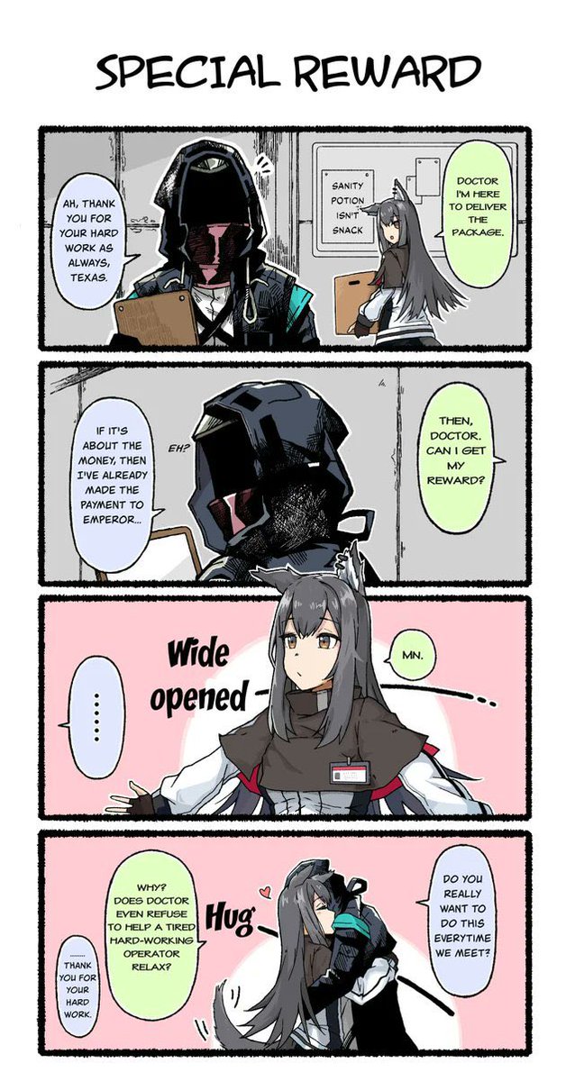 Vanguard_Wolf's tweet photo. “Thanks for the reward Doctor~” https://t.co/j5AOu1rFwr
