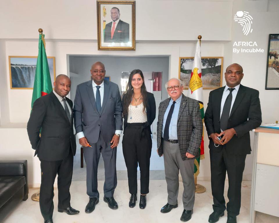 AIncubme's tweet image. Zimbabwe&apos;s Ambassador in Algeria, Mr. @vusantonga received our international consultant and the founder of @PWF_entreprise and @coachtribe, Mrs. Chiraz Bensemmane, and together they discussed the entrepreneurial opportunities between the two countries.
#IncubMe  #EmbassyVisit