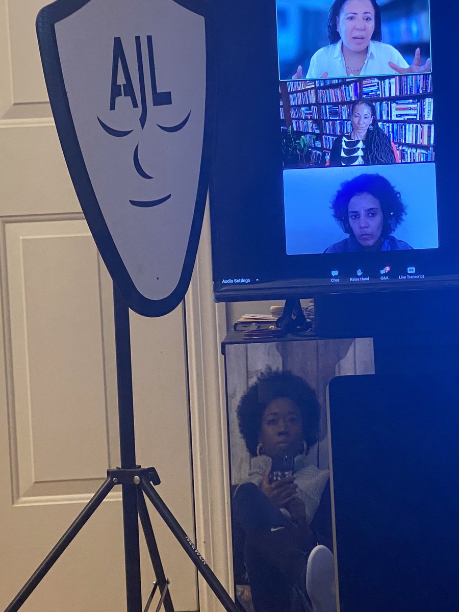 jovialjoy's tweet image. Pull up a chair, laptop, pillow… “Size is not always the thing we should be going for…sometimes we need to work and practice things at a small scale” -@ruha9 #JustTech @ssrc_just_tech @DAIRInstitute @C2i2_UCLA