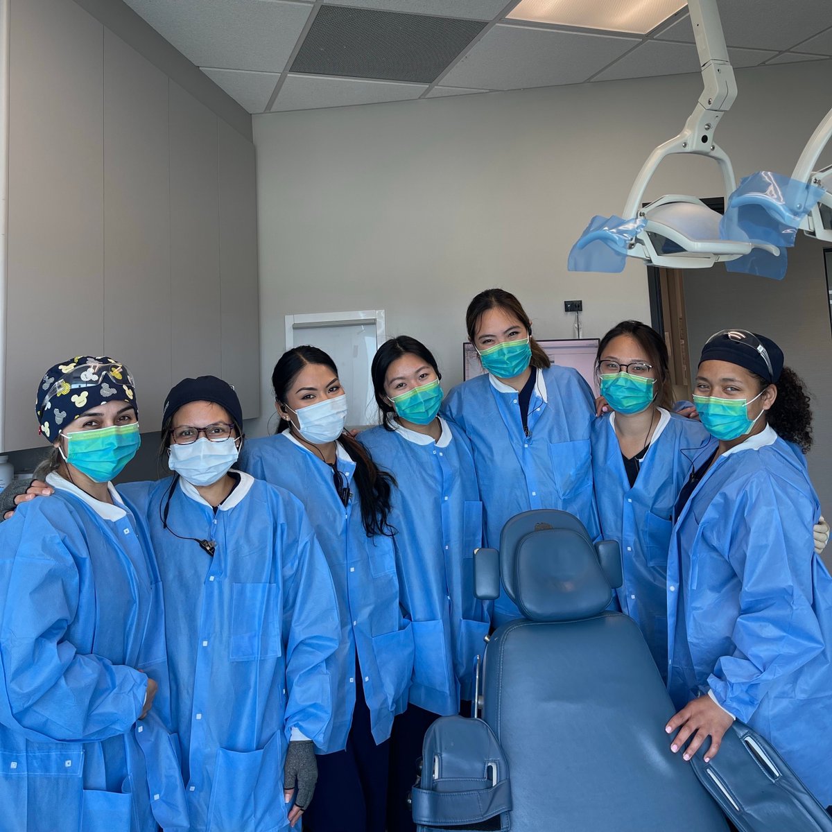 SantaMonicaOMS's tweet photo. Happy Women's History Month! 🥳 Our surgical team is primarily composed of women and we would like to congratulate them on all of their achievements as women in STEM. https://t.co/94VIwHfxDA