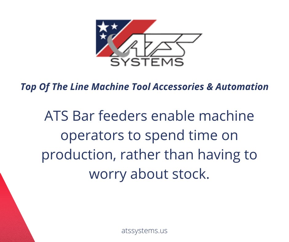 Ats_Systems_'s tweet photo. Drive Productivity &amp; Efficiency! Learn more about ATS Bar Feeders: https://t.co/c7y3X807be https://t.co/tavpHmFsA1