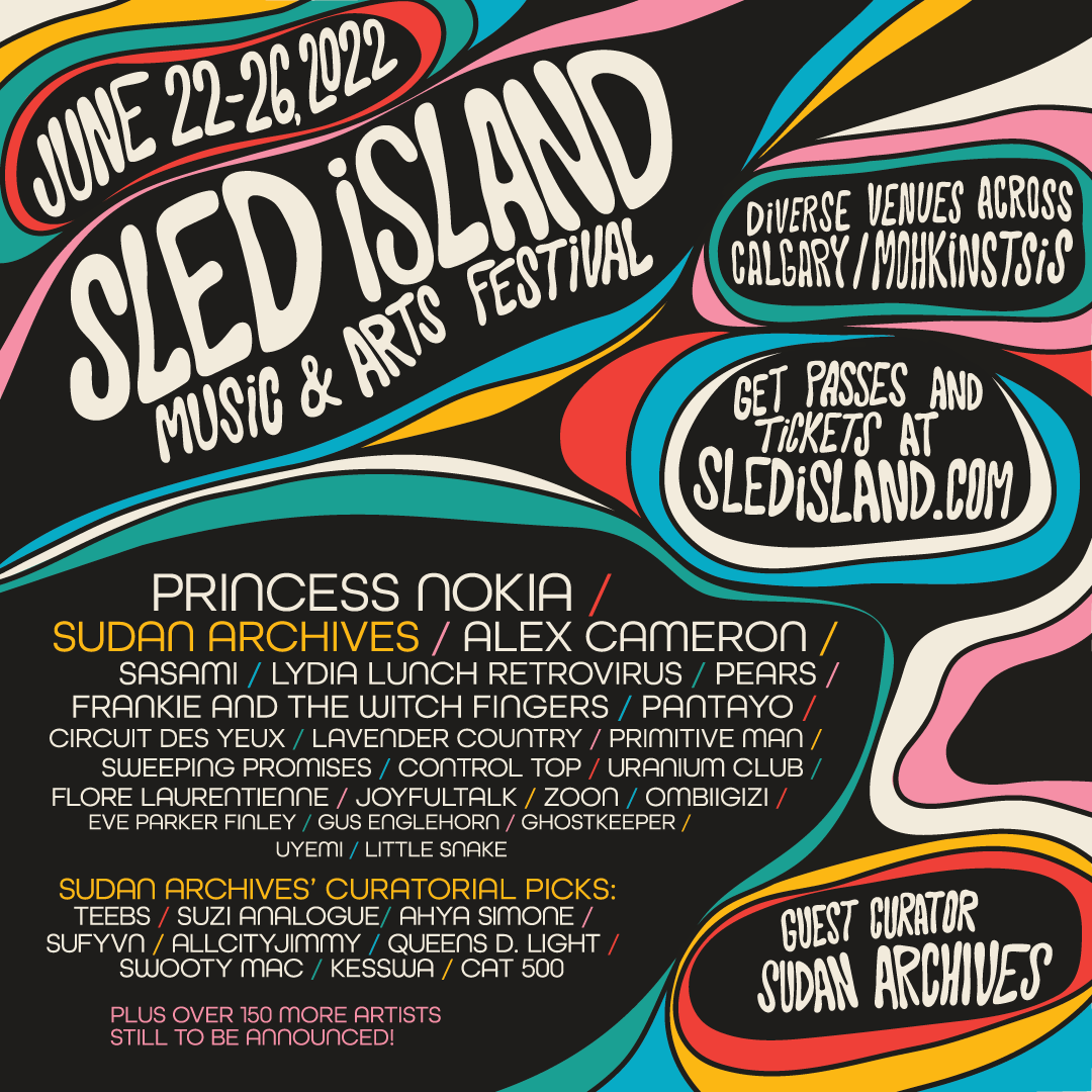 🚨SLED ISLAND 2022 FIRST WAVE LINEUP ANNOUNCEMENT🚨

The first wave of artists is here! Princess Nokia, <a href="/sudanarchives/">Sudan Archives</a>, Alex Cameron (<a href="/ALKCM/">👼</a>), <a href="/sasamiashworth/">SASAMI</a>, Lydia Lunch RETROVIRUS and many more will be joining us for 2022! See the full announcement at l8r.it/JIUz.