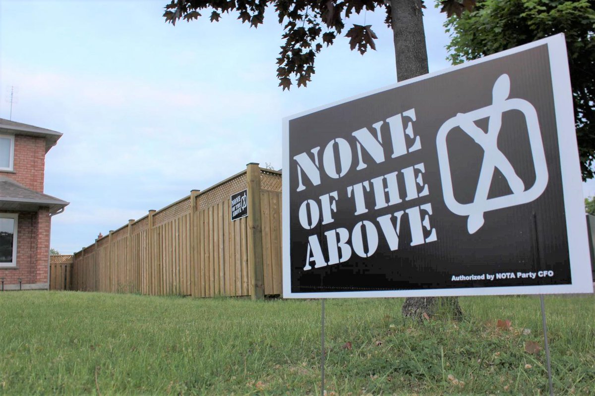 ottawalifers's tweet photo. Ahead of the 2022 provincial election, @NoneOfTheAboveX party nominates its 50th candidate.

👉 https://t.co/jdLrpUR1oc

#ONPoli #CdnPoli #Ontario #NOTA #NoneOfTheAbove https://t.co/5bITpO7L4p https://t.co/b6HW1i3s5x