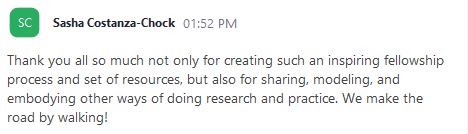 RouncingTigger's tweet image. @schock comments on #JustTech platform as @safiyanoble @ruha9 @timnitGebru live-share pure 🔥🔥🔥