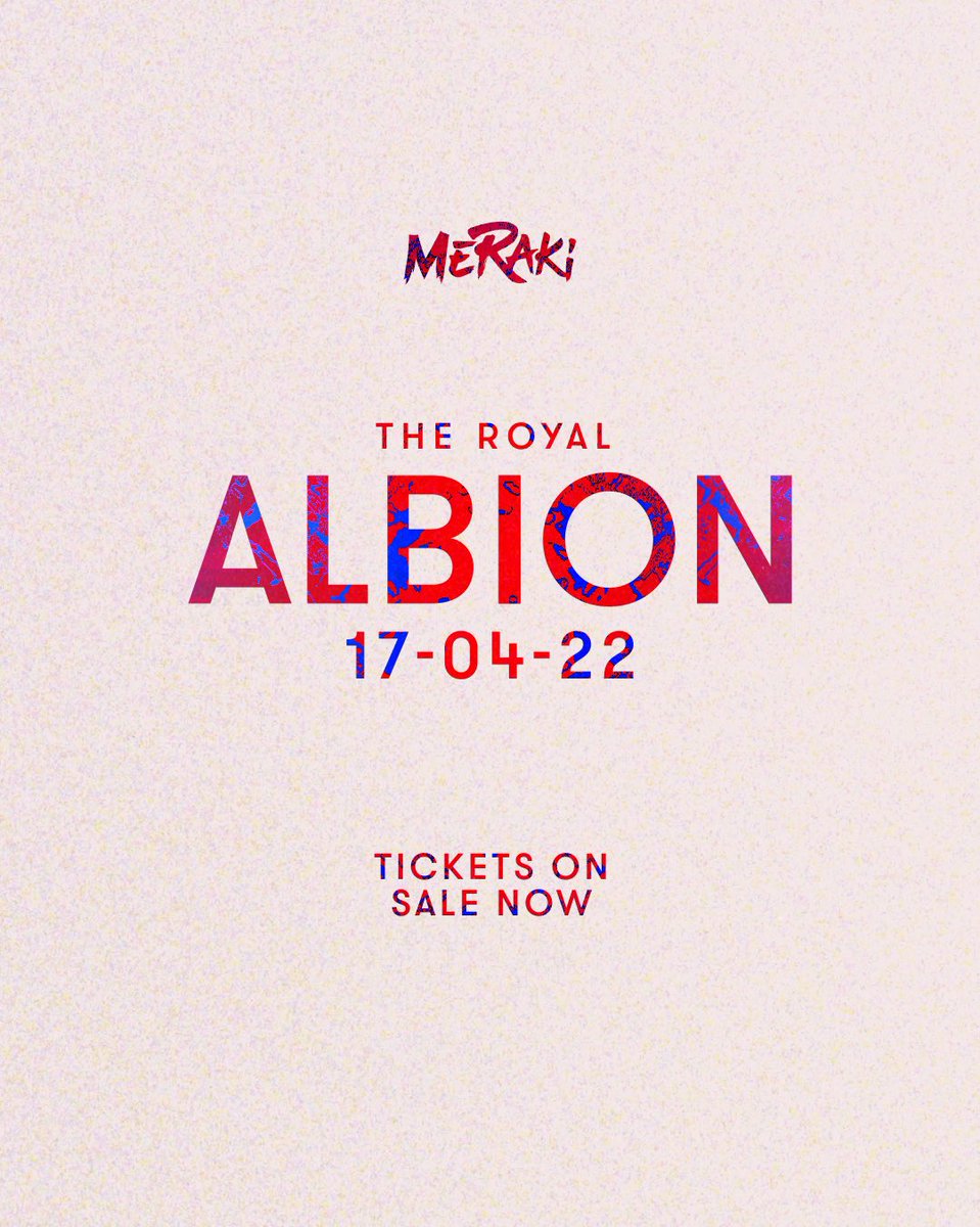 Meraki__ofc's tweet image. TICKETS ON SALE NOW 🚨

Tickets for our first showcase of 2022 at The Royal Albion on Sunday 17th April are now live!

skiddle.com/whats-on/Maids…