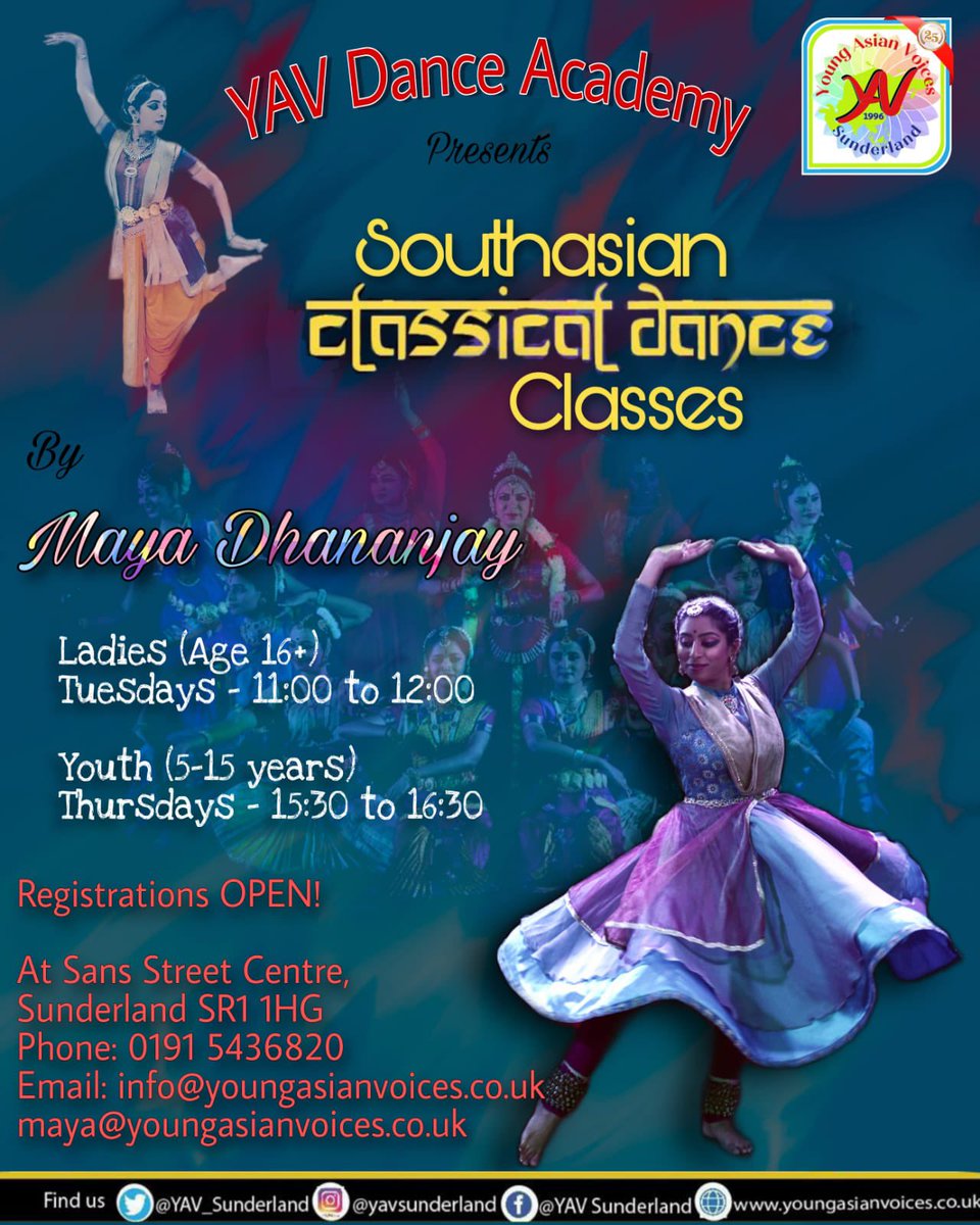 🪔 On the auspicious occasion of 
🙏#Mahashivratri 🙏we are very excited to launch the much awaited 
👉🏼South Indian Classical Dance💃classes led by professional South Asian Classical dancer 🤩Maya Dhananjay🤩 <a href="/MayaDj13/">Maya Dj</a>. 

Registration is open for #youngpeople as well as Ladies 💫