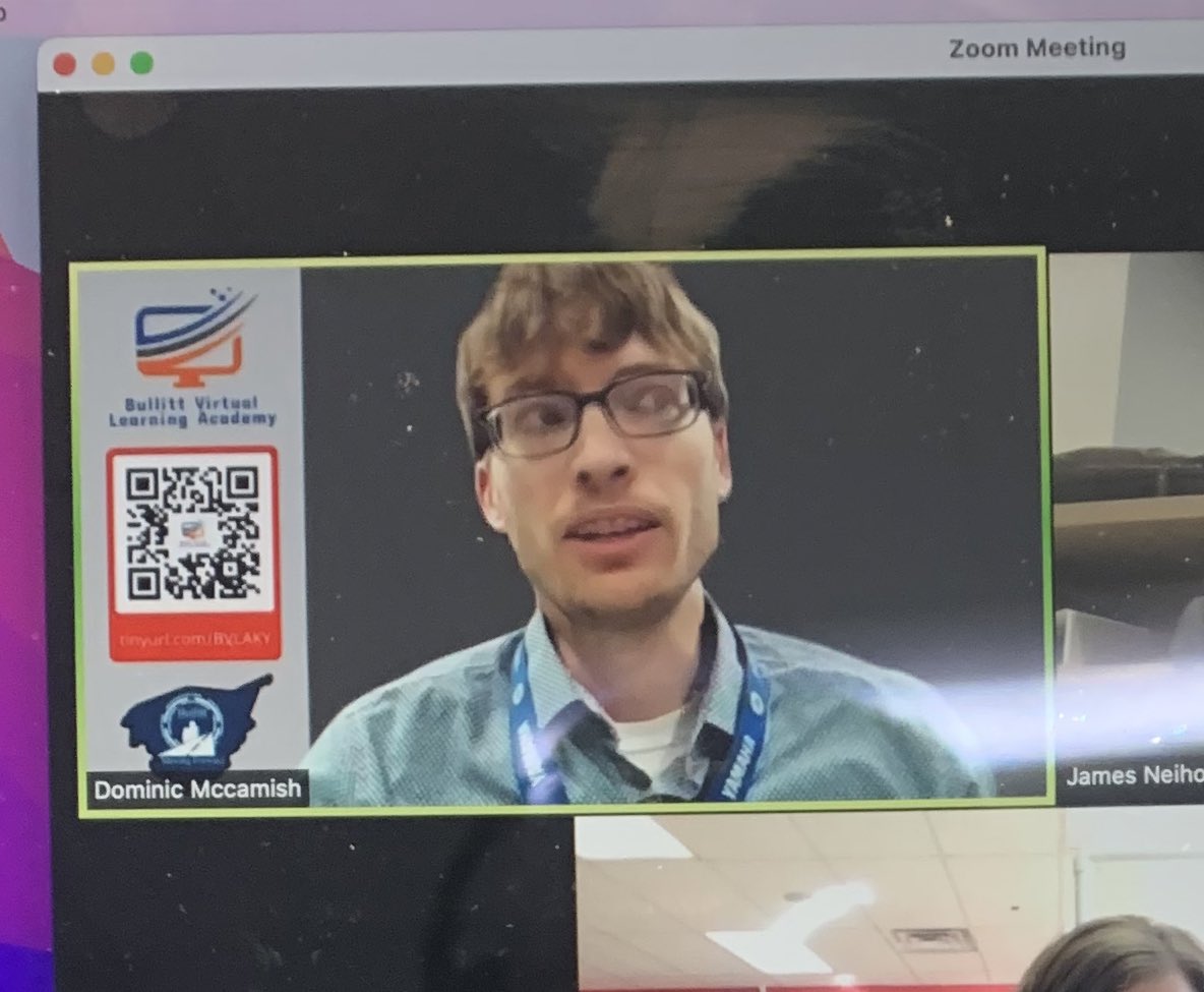 <a href="/bcpsky/">BCPSky</a> is leading the way with an exemplary #blendedlearning approach to a virtual school experience. Their rockstar instructional coach <a href="/DominicMccamish/">Dominic McCamish</a> will tell their story at next week’s @kystetech conference. <a href="/OVECkyed/">@OVECky</a> is proud to support his district. <a href="/Jesse_Bacon/">Jesse Bacon, Ed.D.</a>