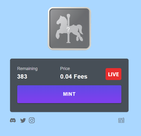 383 of 2,222 Left!! 🔥

Mint Link🔗: holderhorses.com