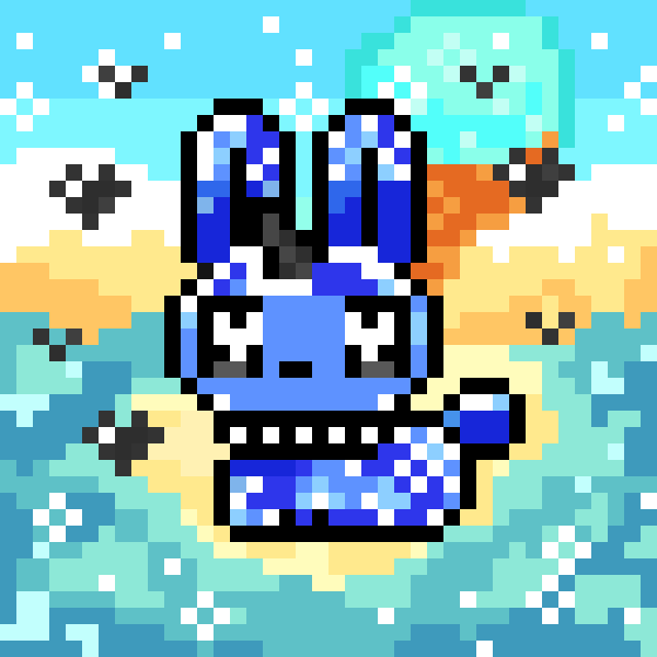 ESMA_NFT's tweet photo. everybody is at the beach!! 🏖️🐇#nft #art #nftart #collectible #opensea #polygon https://t.co/CKN9aoTNzR