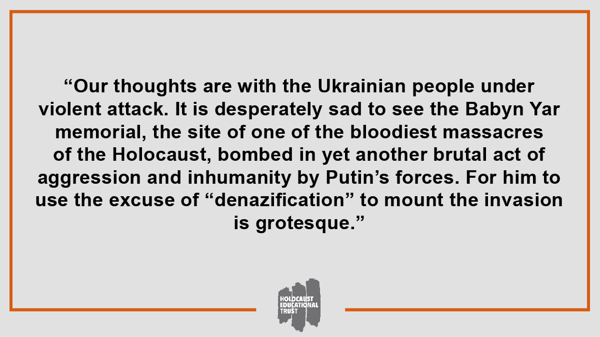 HolocaustUK's tweet photo. Our statement... https://t.co/dNJKH7r8GX