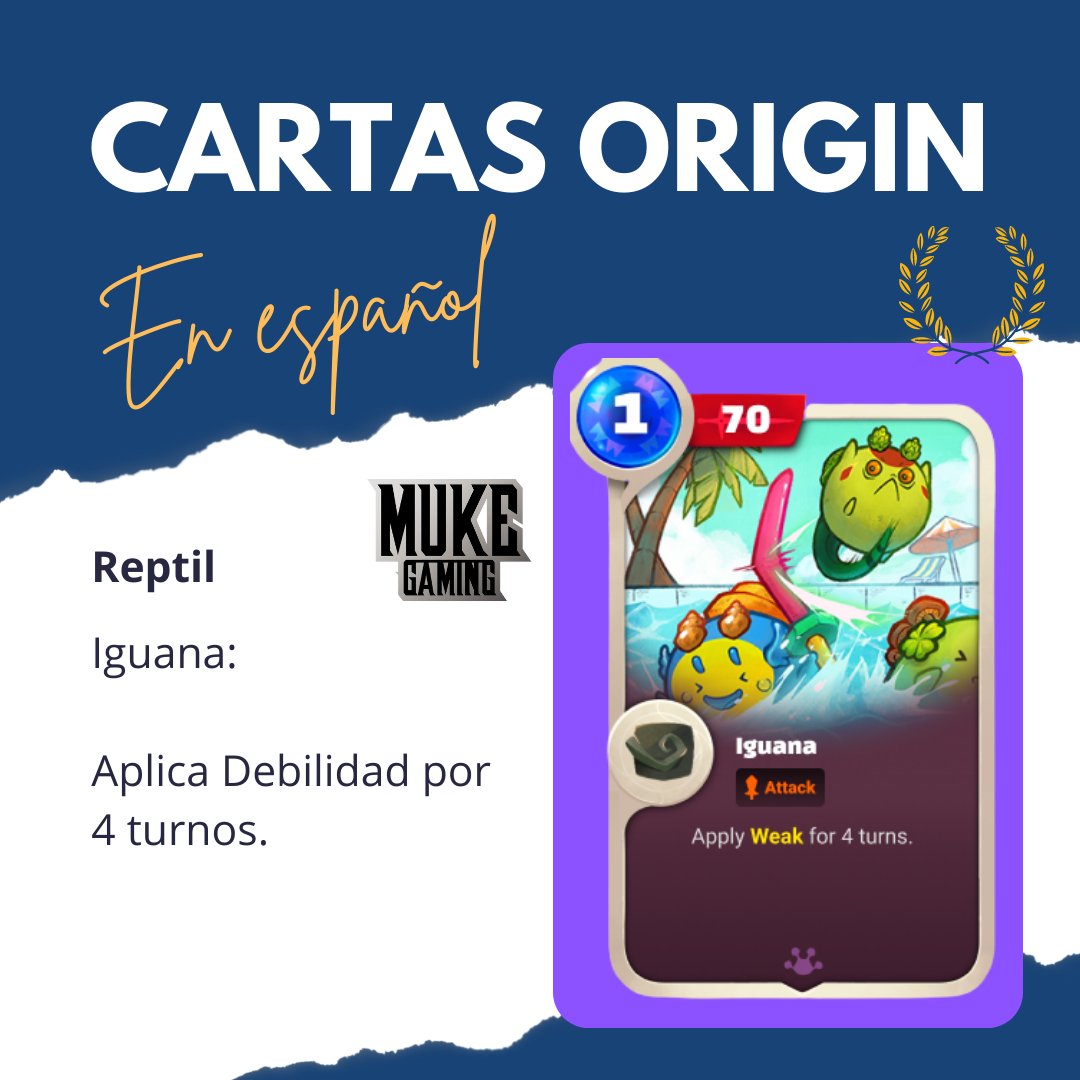 MukeGaming's tweet photo. Cartas #Origin traducidas al español. Compartir para que más gente de la comunidad hispana de #AxieInfinity vaya aprendiendo. https://t.co/zxCu53wnKx