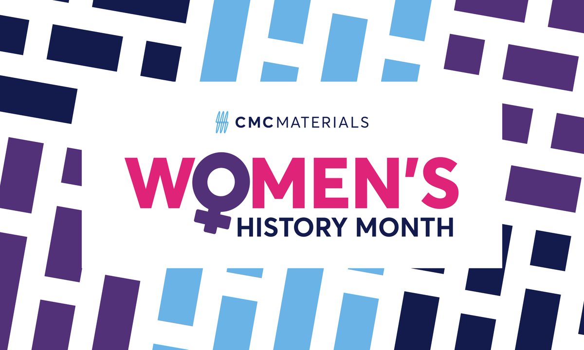 cmc_materials's tweet photo. #WomensHistoryMonth – CMC celebrates women past and present that have helped shape our world and we look forward to continuing to empower #WomeninSTEM. On 3/8, we'll be recognizing #IWD and sharing how CMC team members #BreaktheBias. https://t.co/Ith1mldbwE
#iamcmc #GoFarTogether https://t.co/vvU1OjPQda