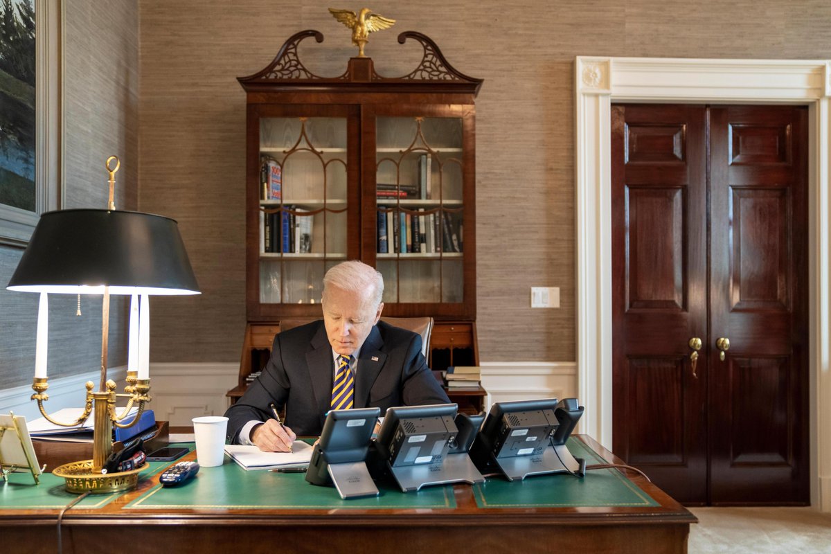 I just spoke with President Zelenskyy to discuss our continued support for Ukraine — including security assistance and humanitarian aid — as it defends itself against Russian aggression. We will hold Russia accountable, and our sanctions are already having a devastating impact.