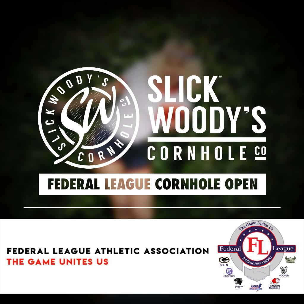 High School 🌽🕳️ is here! 

We are happy to announce the 1st ever Slick Woody's Federal League Open! 
🌽🕳️ 64 team single elimination tournament 
🌽🕳️ Open to Federal League students only
🌽🕳️ May 7th at <a href="/LakeLocalSD/">Lake Local Schools</a> 

Registration coming soon! <a href="/FederalLeagueOH/">Federal League</a>