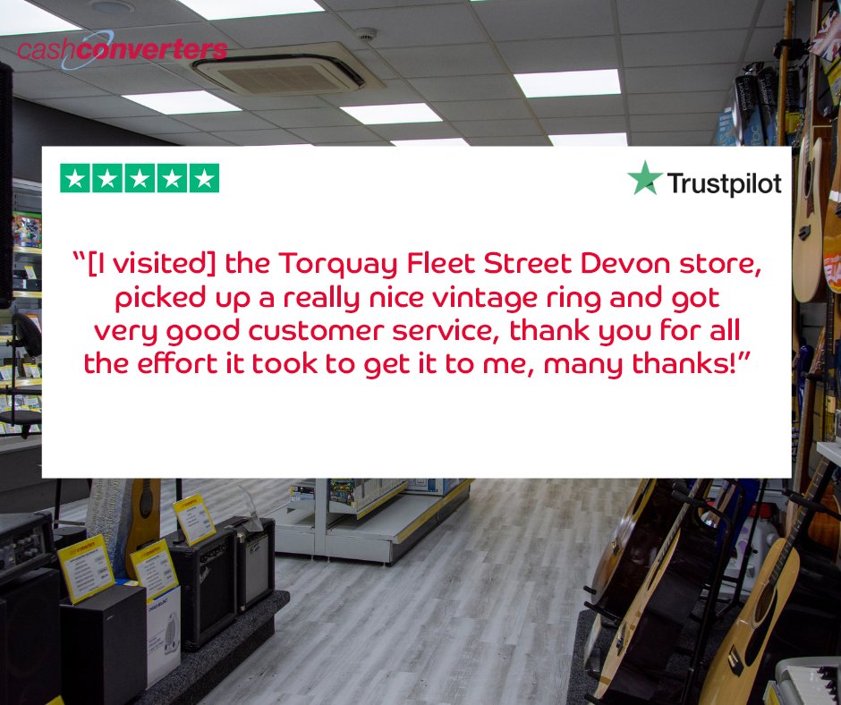 Cash Converters UK on Twitter "We 💜 this fantastic 5star review from Adam who visited our 