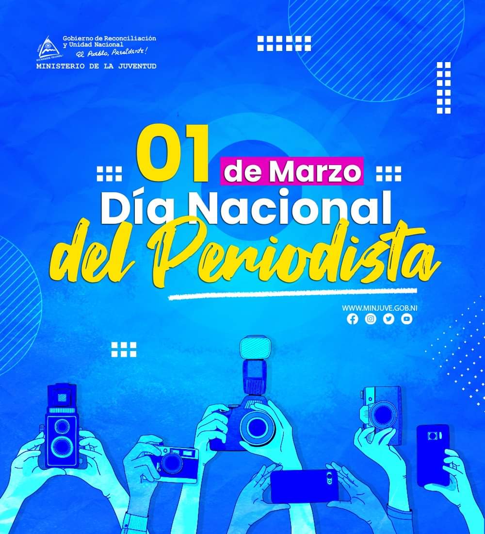 Periodista es quien divulga con valores y respeto,  Feliz día compañeros comunicadores.
 
<a href="/CortezSuyen/">Suyen Cortez</a>
<a href="/carlycaldera95/">Carly Caldera 🇳🇮❤🖤</a> 
<a href="/ulisesjoserodr3/">ulises jose rodriguez palacio</a>