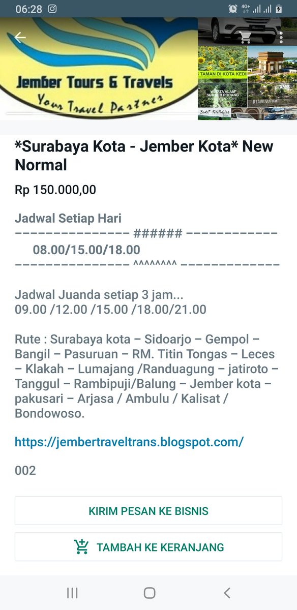 trans_jember's tweet photo. Lihat Jember Travel Trans di Google!
https://t.co/C9d8fDbNpu https://t.co/o2VozfNynM