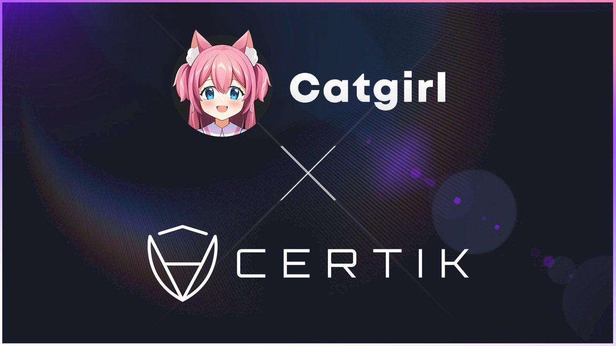 The security of our platform is a top priority.

We are proud to announce that we are collaborating with CertiK to audit our upcoming core features.🐾

Medium Link: catgirlteam.medium.com/catgirl-x-cert…

#CATGIRLCOIN #BSC #BNB #CertikAudit