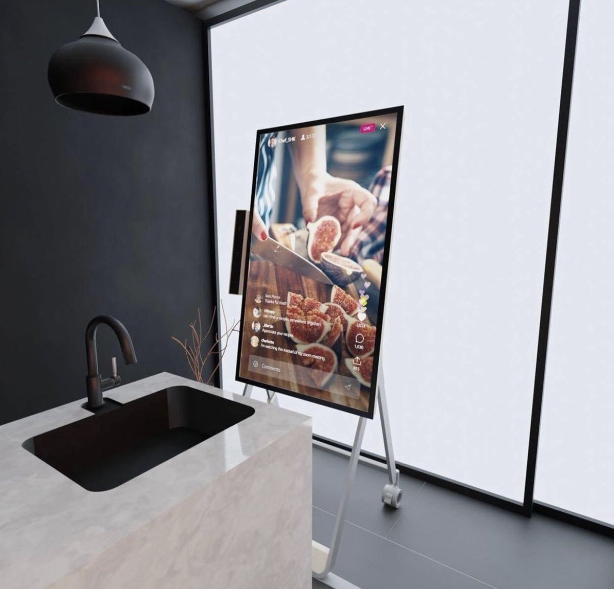 LGGulf's tweet image. Trying to follow a recipe while going back and forth on your tiny smartphone screen is too much work and can be a mess.

LG One:Quick Flex is bigger and smarter, making cooking so much easier.
#LGOneQuick #LGOneQuickFlex #AllinOne #OnederfulLife #43HT3WJ #HomeCooking