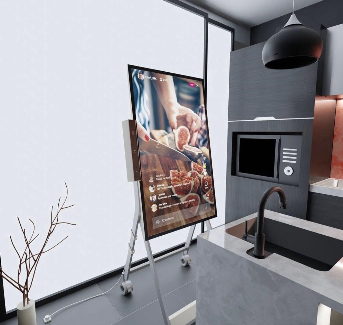 LGGulf's tweet image. Trying to follow a recipe while going back and forth on your tiny smartphone screen is too much work and can be a mess.

LG One:Quick Flex is bigger and smarter, making cooking so much easier.
#LGOneQuick #LGOneQuickFlex #AllinOne #OnederfulLife #43HT3WJ #HomeCooking