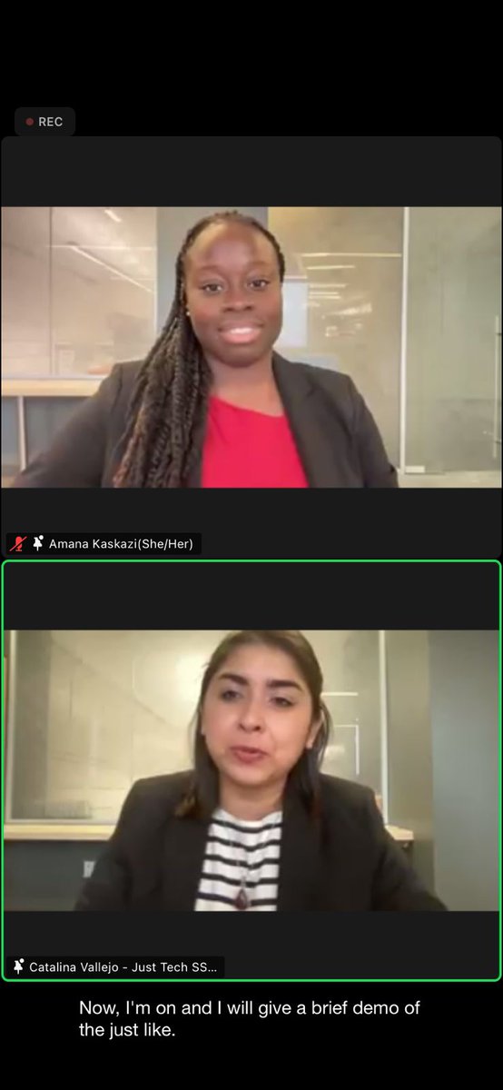 AmanaKaskazi's tweet image. Feeling so much excitement and joy for the launch of the #JustTech platform. Still in awe of how hard @catalinakt87, @edick_cole and I worked to make this happen.