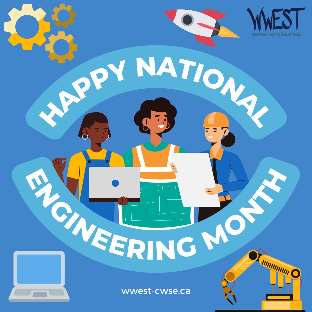 March is National Engineering Month! Be on the lookout for lots of exciting events and opportunities coming this month!

#WWESTUBCO #NationalEngineeringMonth #Engineering #WomenInEngineering #STEM #WomenInSTEM