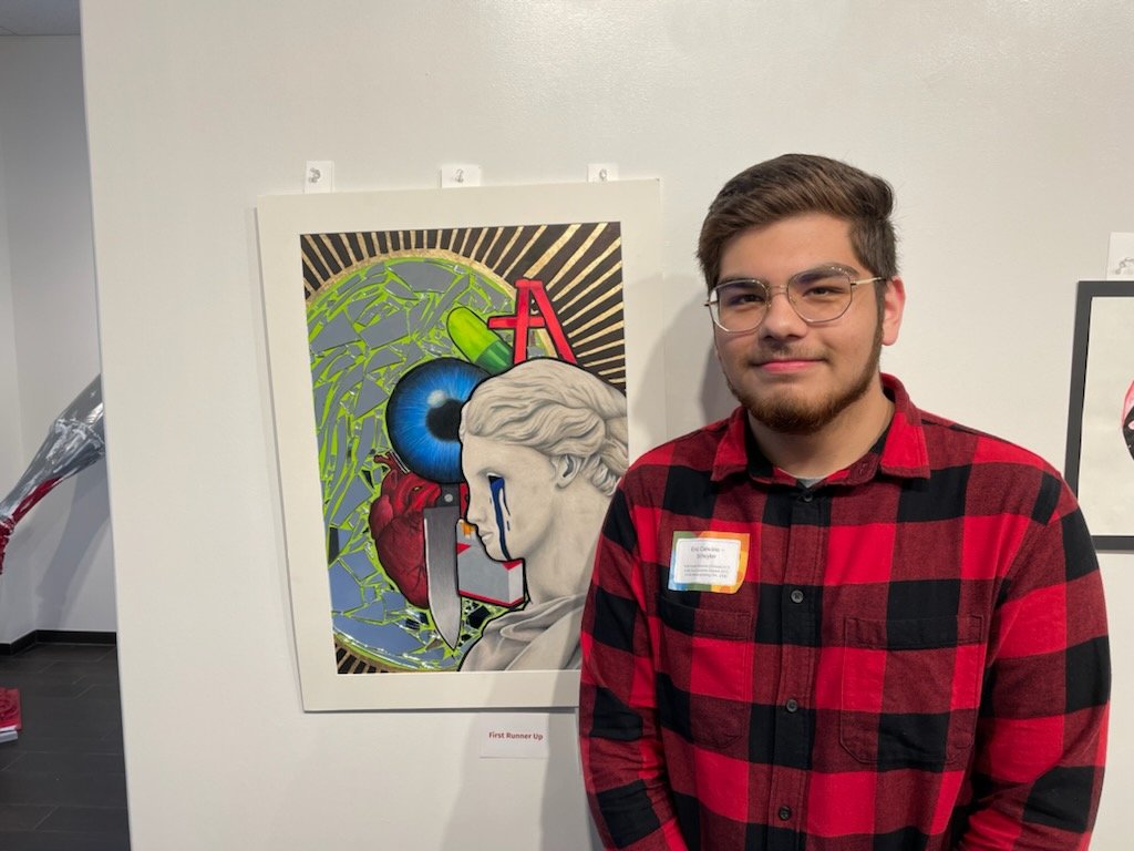 jlefdal1's tweet photo. Jazmine best in show, Eric first runner up. Top two places at the Wayne Art show!!!!! https://t.co/DRV9nAWYgp