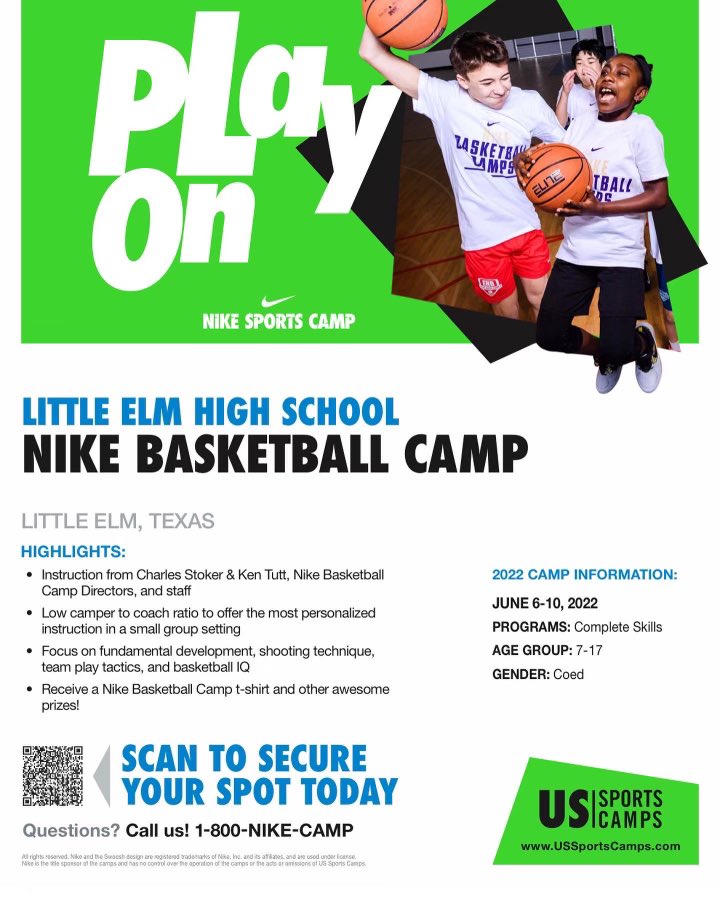 TuttKen's tweet photo. Great opportunity to get better this summer June 6-10 Nike Sports Camp @ Little Elm High School. Signup now to reserve your spot

https://t.co/MDYDSAgCYu https://t.co/HRgrmHMcmX