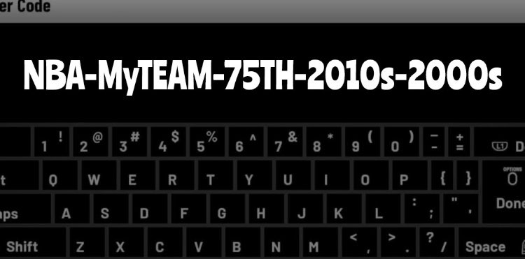 Seausrise24's tweet photo. NBA-MyTEAM-75TH-2010s-2000s

Use this code for a #NBA75th 00s/10s Pack or 3 tokens! 

Available for one week!

#NBA2K22  #NBA2K22MYTEAM https://t.co/vQo8ucVaDQ
