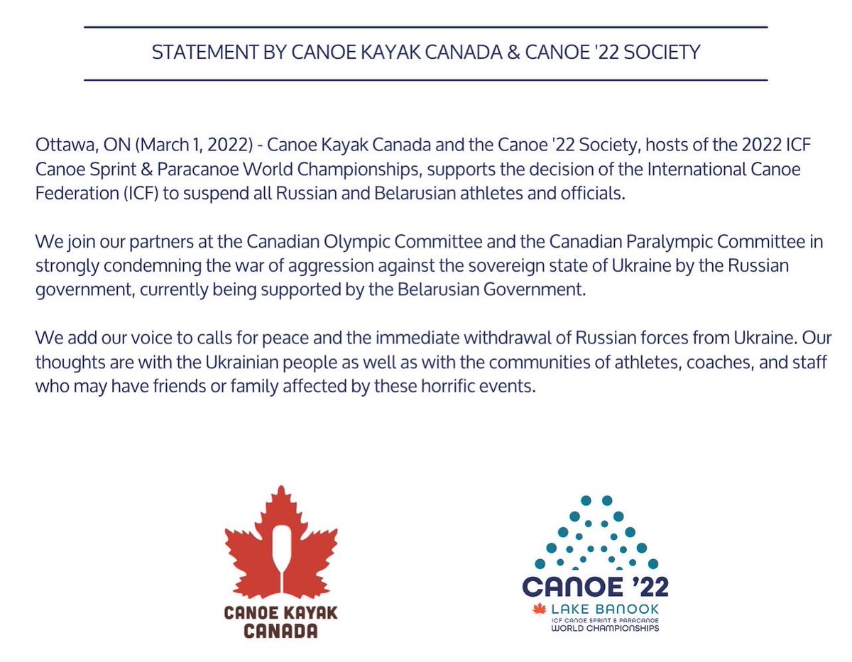 CanoeKayakCAN's tweet image. 🙏🏼 ☮️