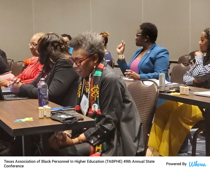 TABPHE1973's tweet photo. TABPHE State conference 2022 Empowered Women session Presenter: Regina Brown #tabphe2022  via Whova event app https://t.co/gZZXfb4FHV https://t.co/MJt9tzYV0d